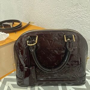 Louis Vuitton Vernis Alma BB Amarante (Brand New NWT)